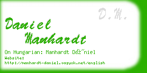 daniel manhardt business card